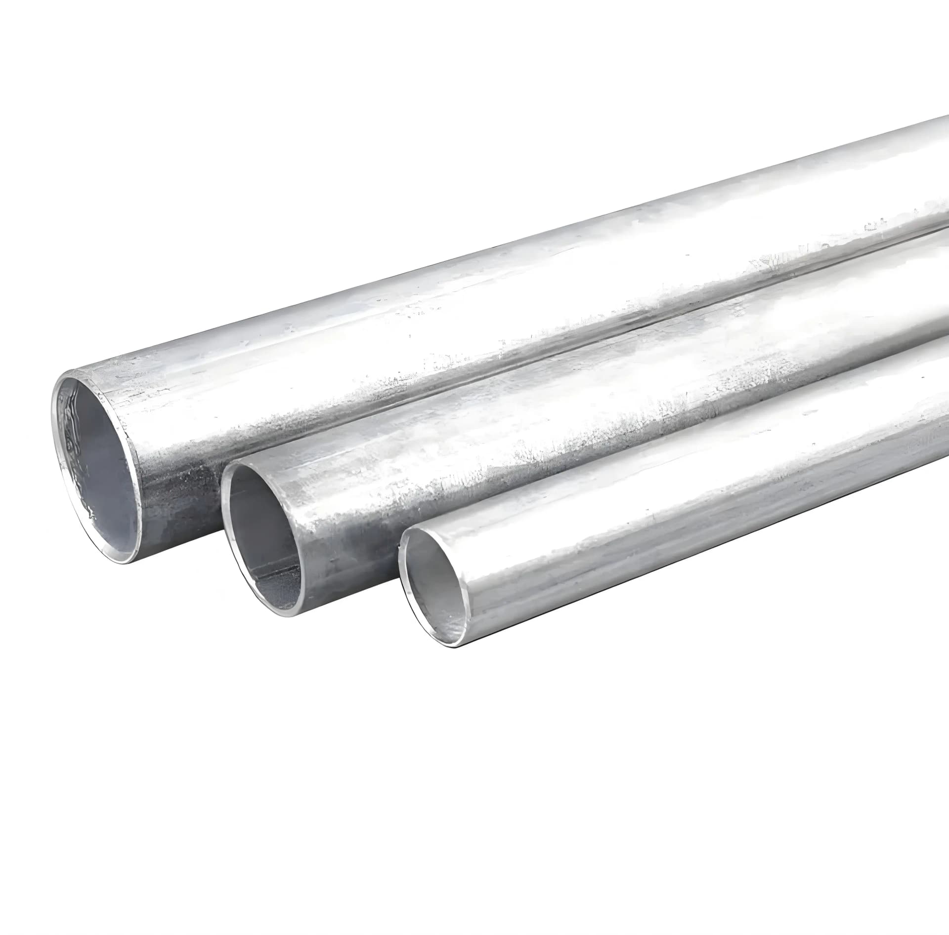 5-pye tiyo galvanize ASTM A53B SCH40 solisyon sipò striktyèl ak transpò likid